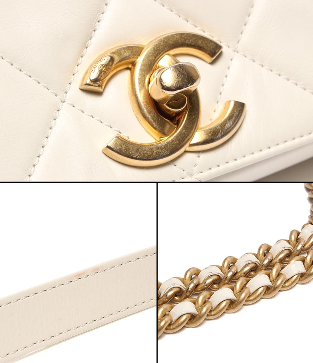 CHANEL ショルダーバッグ 肩掛け ゴールド金具 マトラッセ シングルフラップ シングルチェーン レディース シャネル