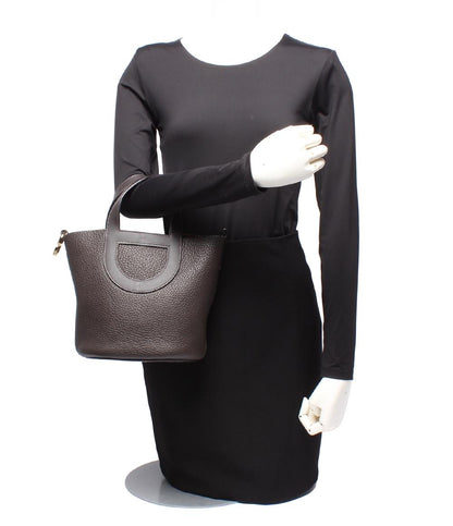 美品 HERMES ハンドバッグ W刻印 トリヨンクレマンス インザループ18 レディース エルメス