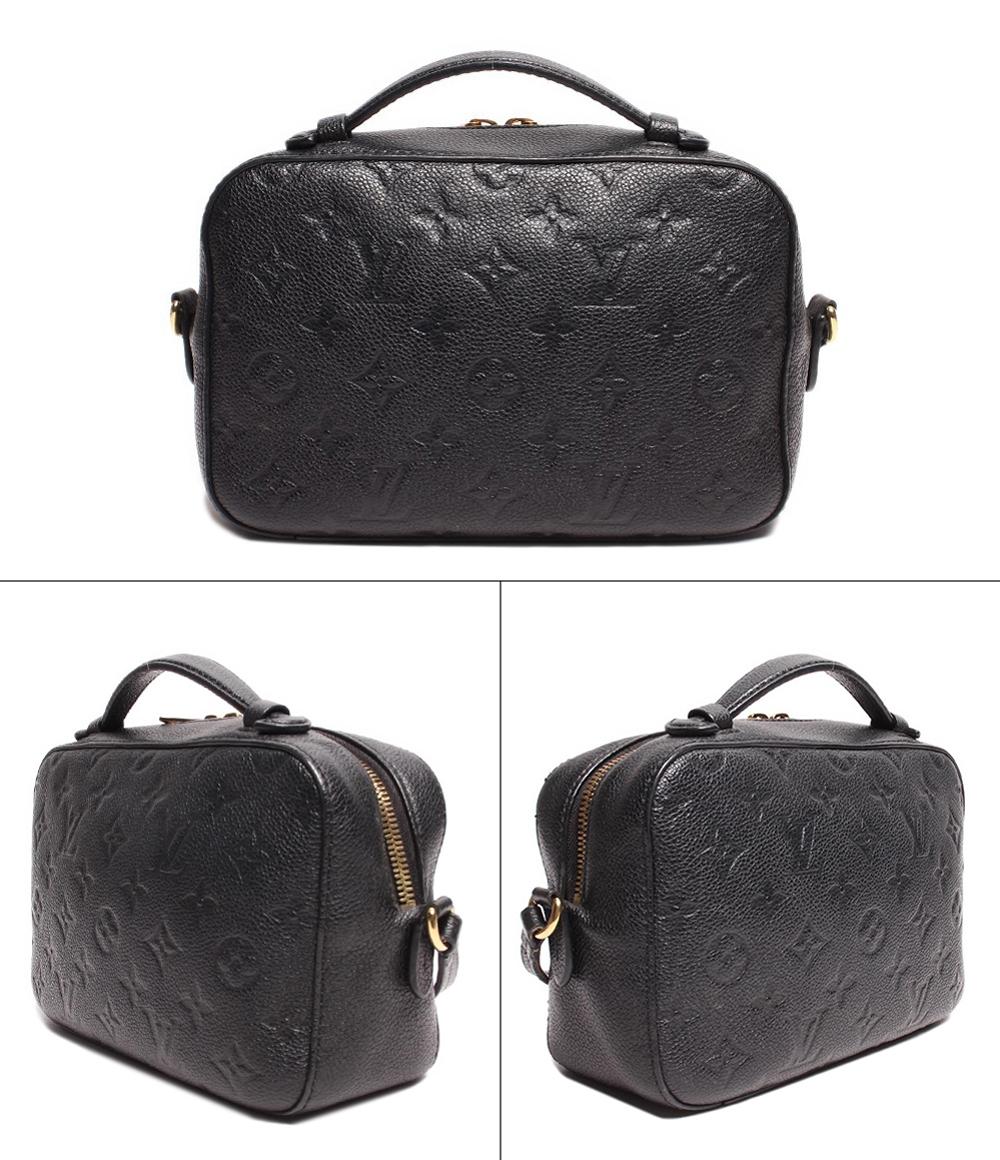 ルイヴィトン 2way レザーショルダーバッグ Wファスナー開閉式  