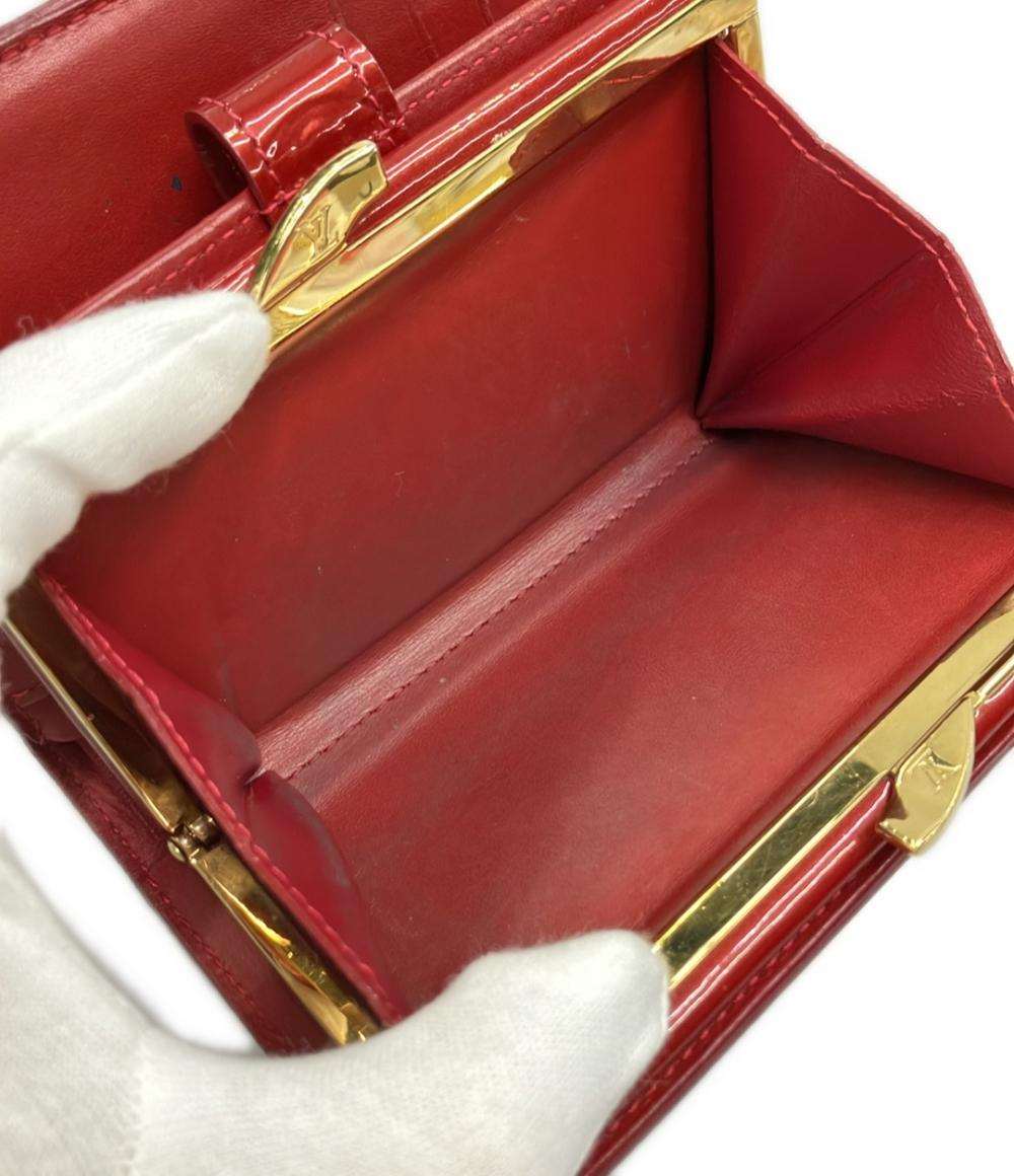 LOUIS VUITTON 二つ折り財布 ポルトフォイユ ヴィエノワ ヴェルニ M93528 レディース ルイ・ヴィトン
