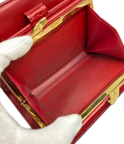 LOUIS VUITTON 二つ折り財布 ポルトフォイユ ヴィエノワ ヴェルニ M93528 レディース ルイ・ヴィトン