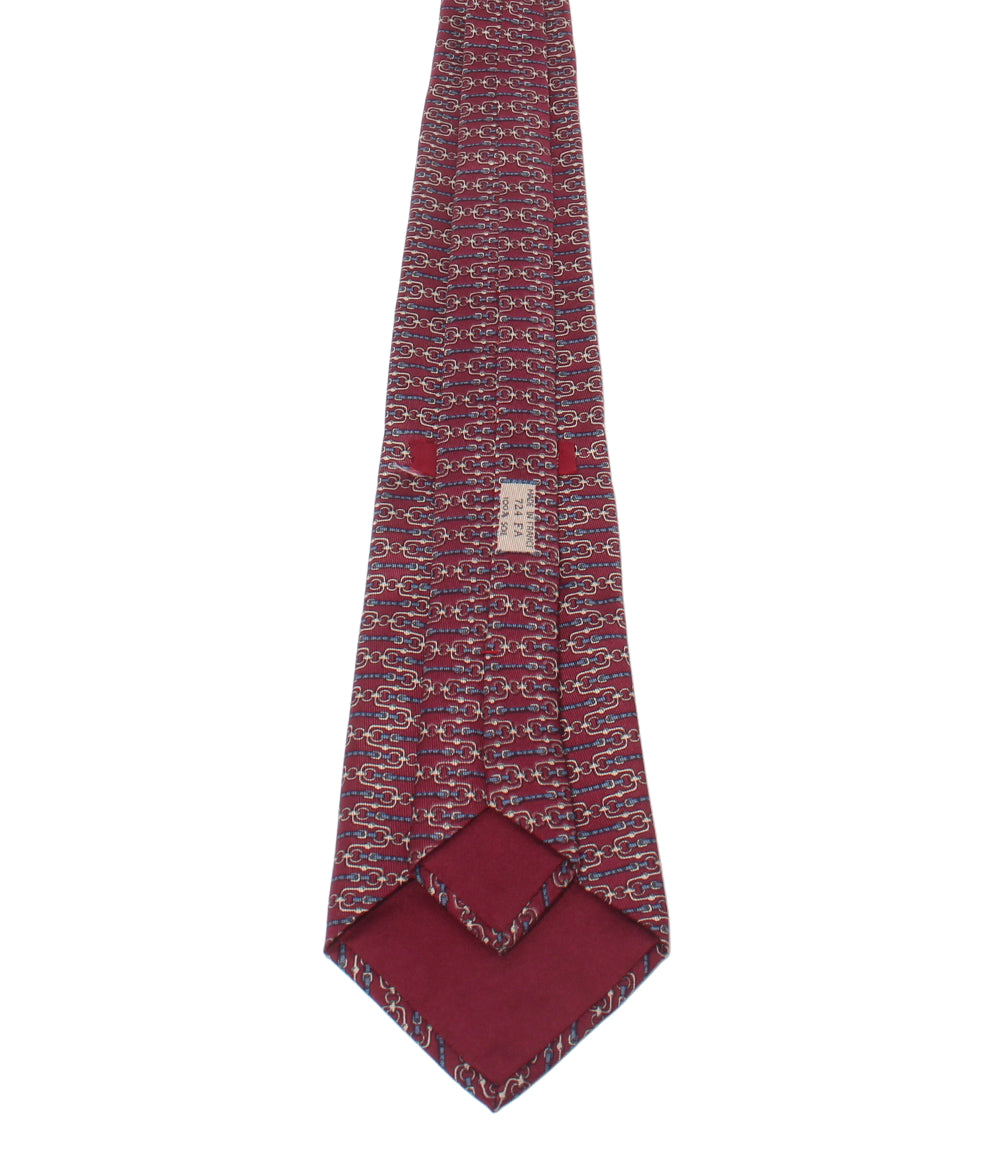 美品 HERMES ネクタイ シルク100% メンズ エルメス