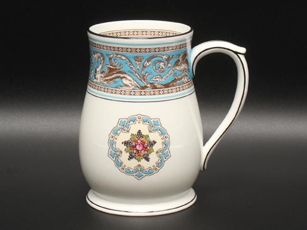 美品 WEDGWOOD ビアマグ キリンビアマグコレクション 1979 フロレンティーンターコイズ ウエッジウッド