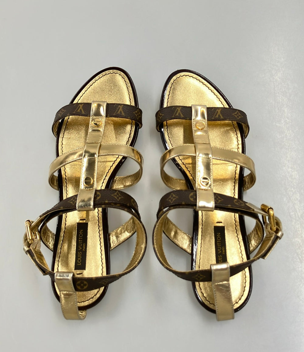 LOUIS VUITTON ストラップサンダル モノグラム レディース SIZE 37 (24.5cm) ルイ・ヴィトン