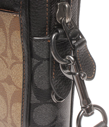 美品 COACH ショルダーバッグ 斜め掛け サリバン シグネチャー CC090 メンズ コーチ