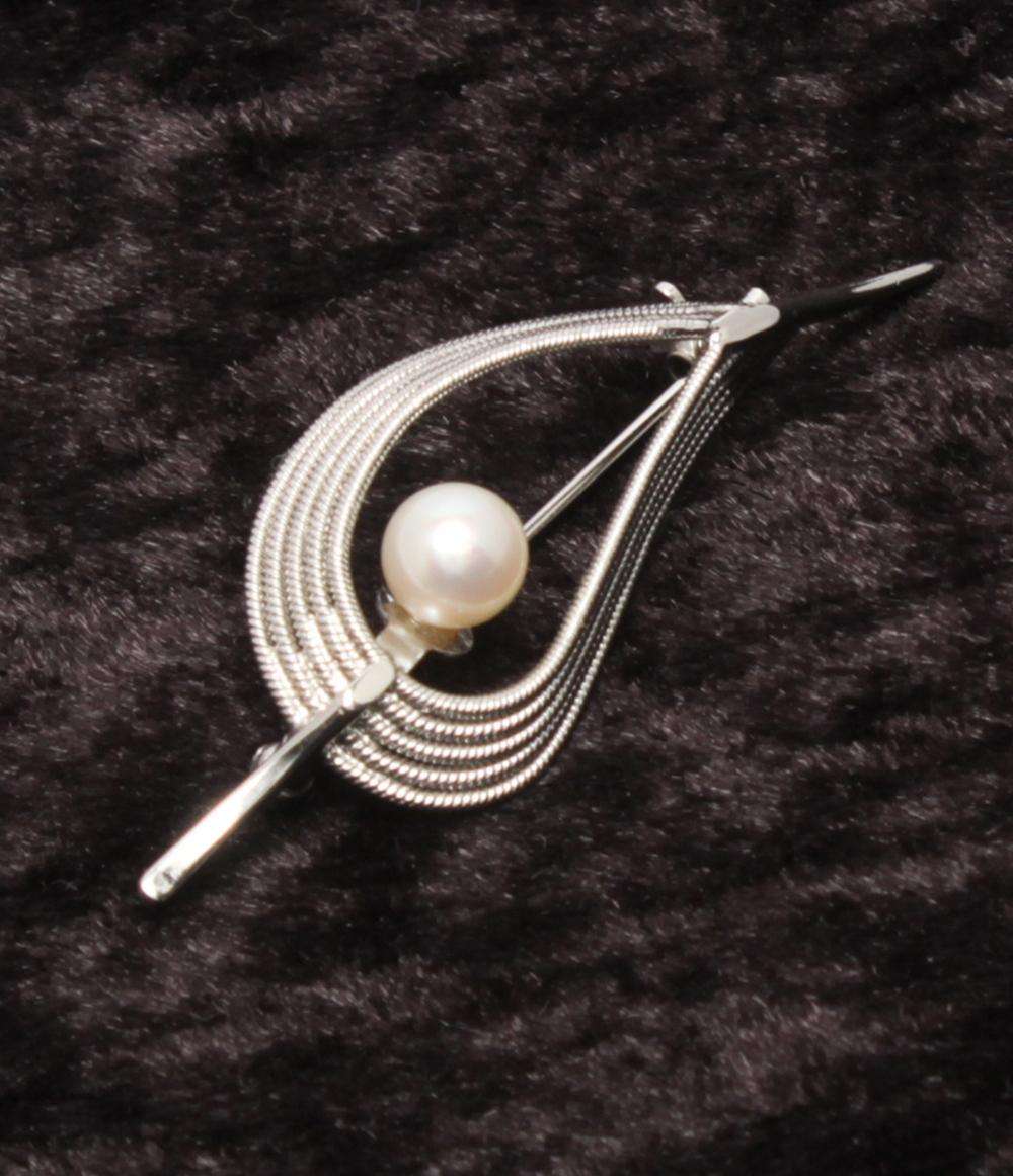 ミキモト ブローチ SV レディース MIKIMOTO
