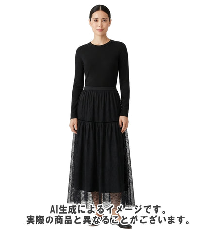 CECILIE BAHNSEN ドットチュールスカート レディース SIZE 6 (M) セシリーバンセン