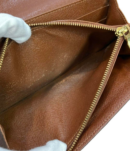 訳あり LOUIS VUITTON 二つ折り財布 モノグラム ポルトフォイユサラ M61734 レディース メンズ ルイ・ヴィトン