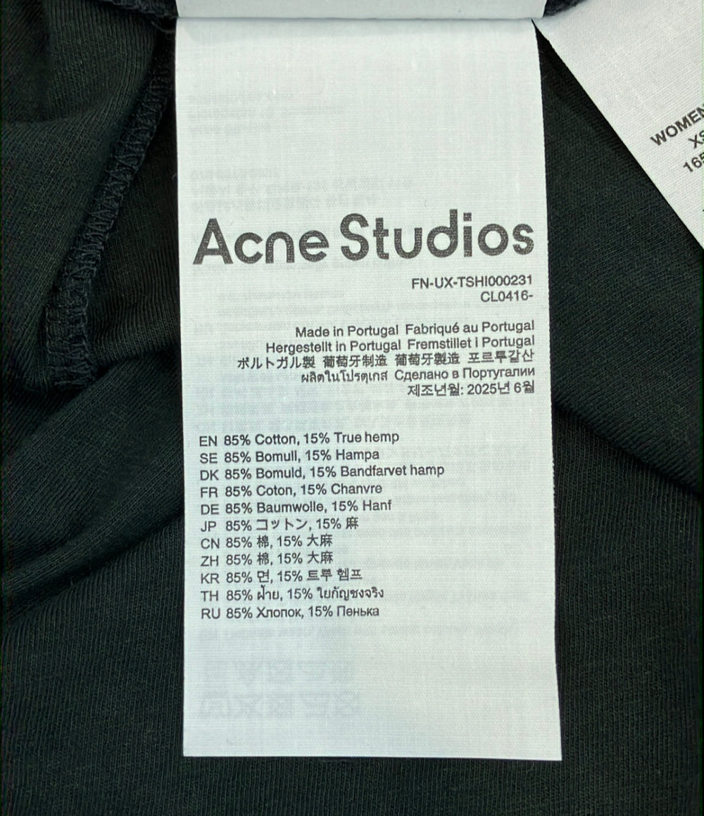 Acne Studios 長袖 Tシャツ ラインストーン FN-UX-TSHI000231 メンズ レディース SIZE XXS アクネ ストゥディオズ