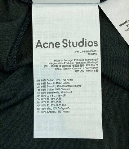 Acne Studios 長袖 Tシャツ ラインストーン FN-UX-TSHI000231 メンズ レディース SIZE XXS アクネ ストゥディオズ