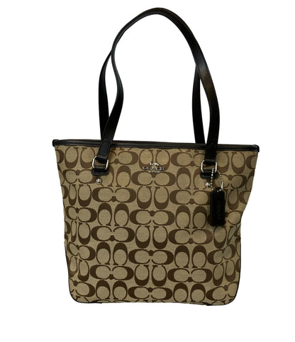 美品 COACH トートバッグ シグネチャー F36375 レディース コーチ