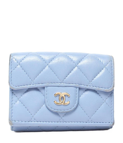 CHANEL 三つ折り財布 コンパクトウォレット マトラッセ ラムスキン AP0230 レディース シャネル