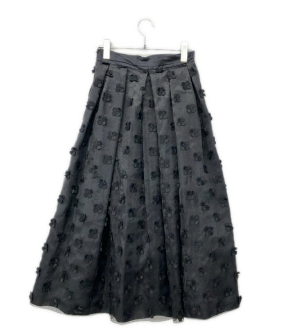 IENA LA BOUCLE フラワー タックスカート ロング レディース SIZE 36 (XS) イエナ ラ ブークル