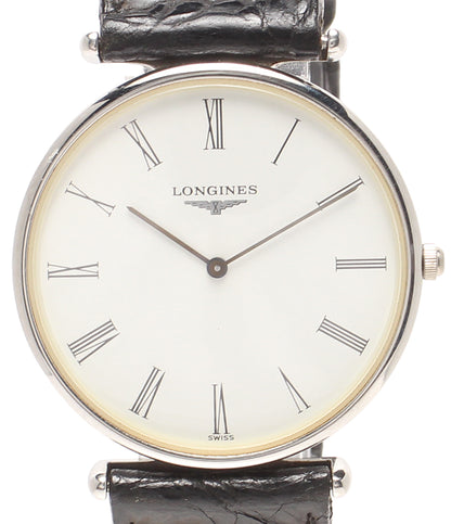 LONGINES 腕時計 グランドクラシック クオーツ ホワイト L4.635.4 メンズ ロンジン