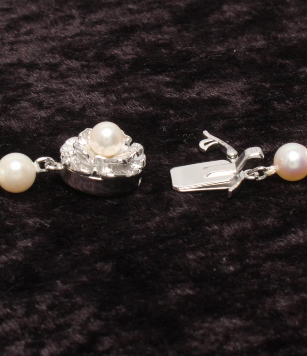 ロングネックレス SV パール 6.0-6.5mm レディース