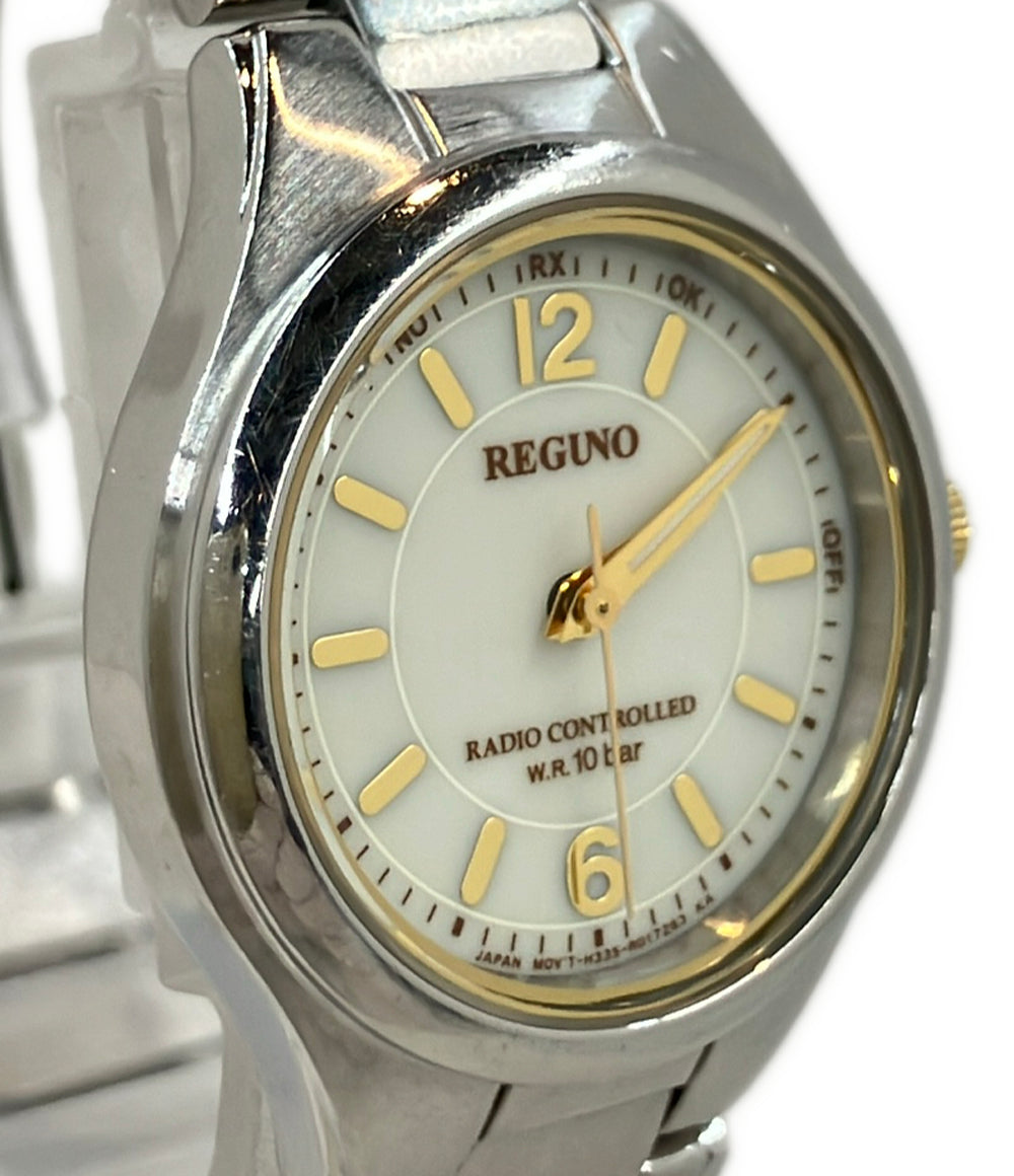 REGUNO 腕時計 ソーラー ホワイト H335-R004531 レディース レグノ