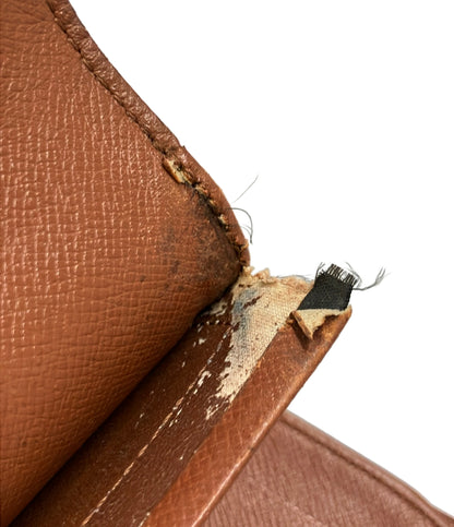 訳あり LOUIS VUITTON 三つ折り財布 ポルトトレゾール エテュイ パピエ モノグラム M61202 レディース メンズ ルイ・ヴィトン