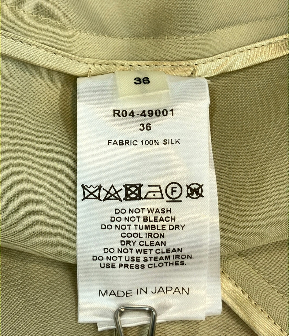 CYCLAS ノーカラージャケット レディース SIZE 36 (S) シクラス