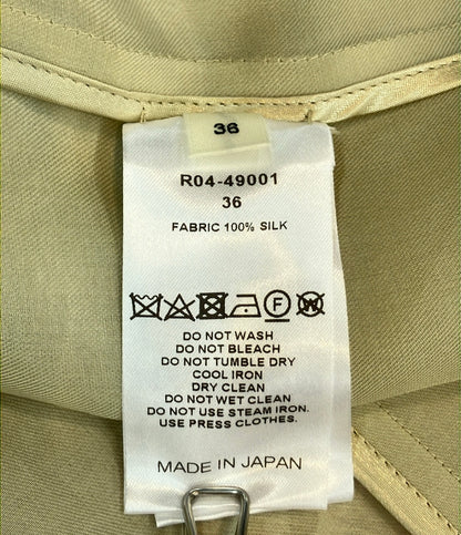CYCLAS ノーカラージャケット レディース SIZE 36 (S) シクラス