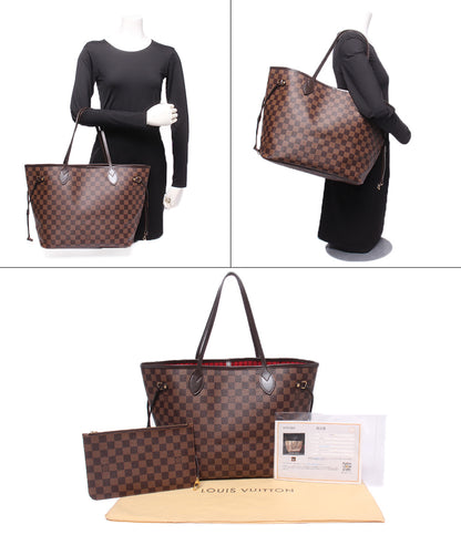 LOUIS VUITTON トートバッグ ショルダーバッグ 肩掛け ネヴァーフル MM ダミエ エベヌ N41358 レディース ルイ・ヴィトン