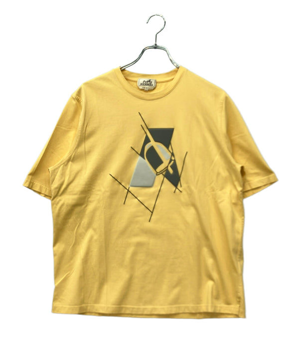 HERMES 半袖Tシャツ Etrier en Fragments T-SHIRT メンズ SIZE M