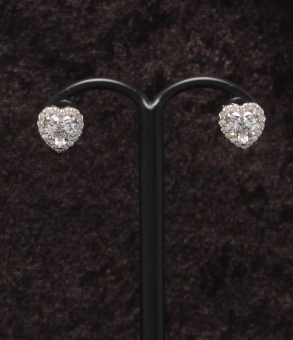 美品 MICHAEL KORS ピアス SV925 ハートモチーフ レディース マイケルコース