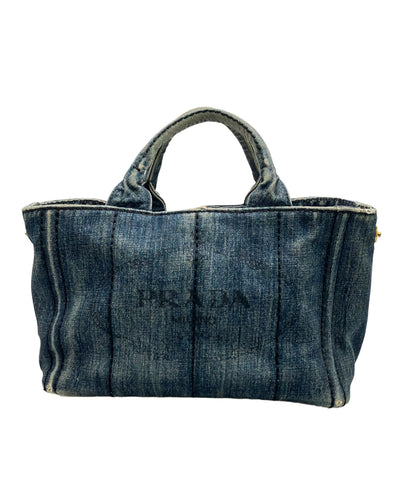 PRADA ハンドバッグ デニム レディース プラダ