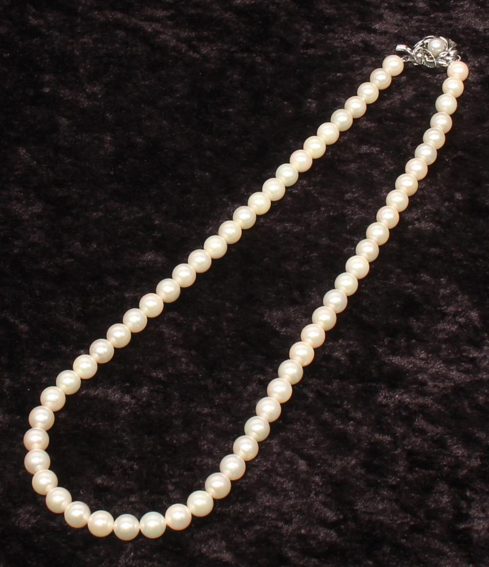 ネックレス パール6.5-7.0mm レディース