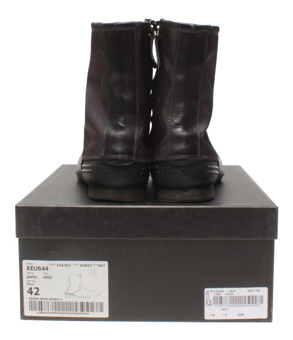 エンポリオ・アルマーニ ショートブーツ EXU644 メンズ SIZE 42 (M) Emporio Armani