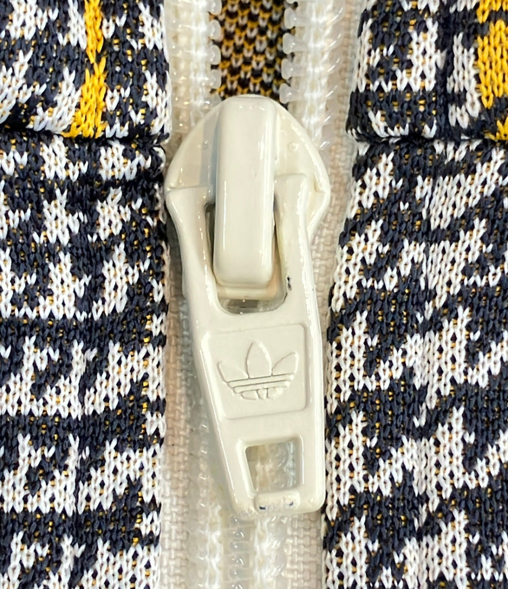美品 adidas 千鳥格子柄 トラックジャケット メンズ SIZE S アディダス