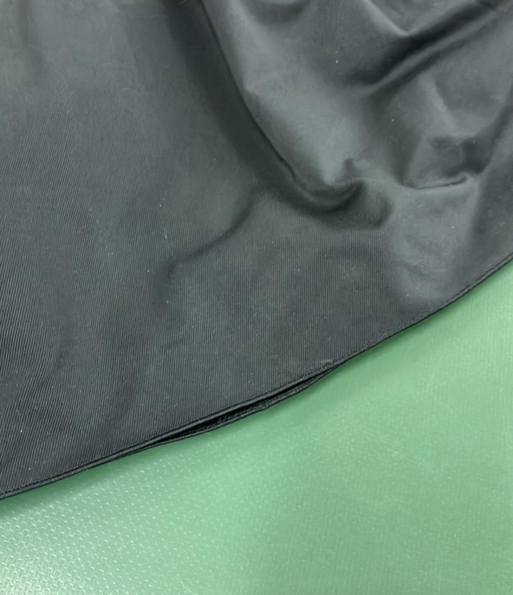 エムプルミエブラック ナイロンフレアミディアムスカート レディース SIZE 36 (XS) M-PremierBLACK