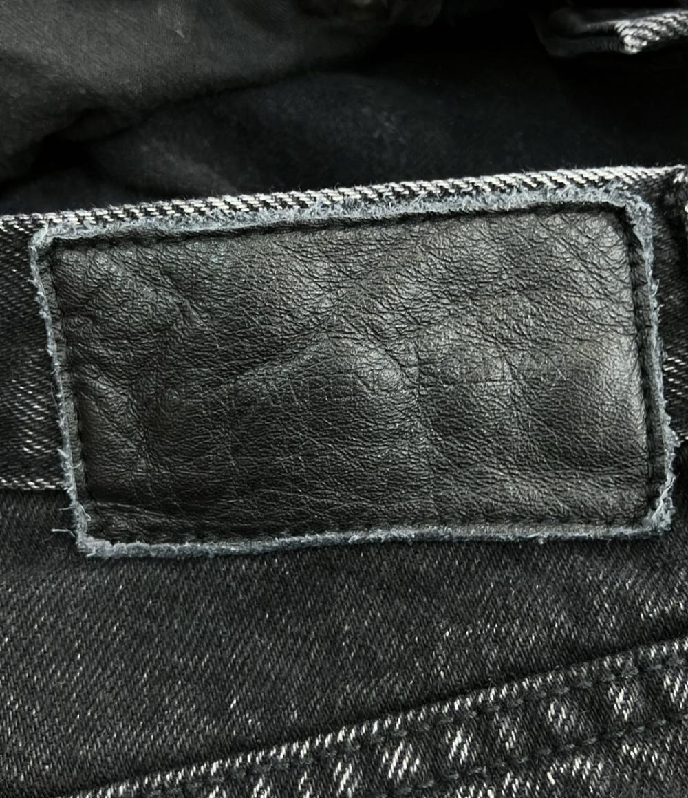 【最終値下げ】JOHN LAWRENCE SULLIVAN フレアデニム 黒46 FLARED DENIM PANTS