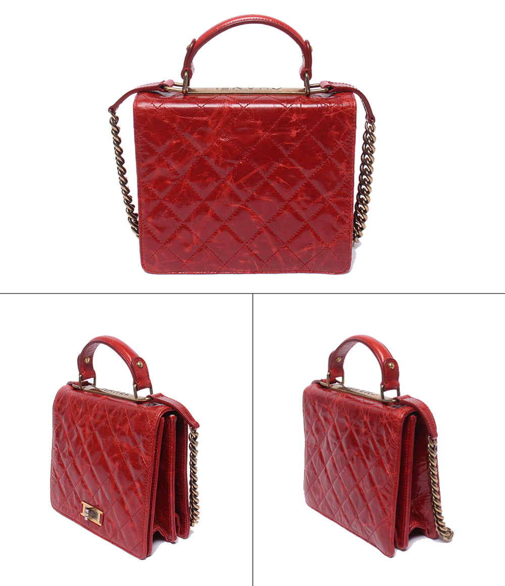 CHANEL ハンドバッグ ショルダーバッグ 肩掛け ゴールド金具 15番台 2.55 リタ エイジドカーフスキン レディース シャネル