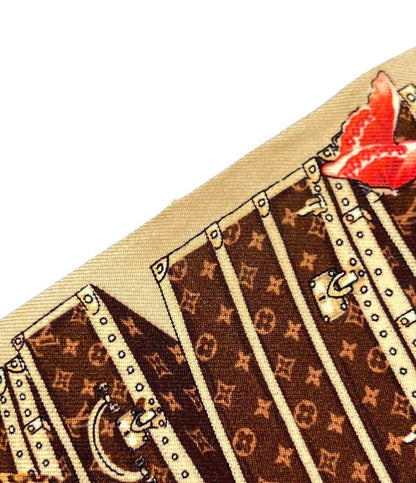 LOUIS VUITTON スカーフ シルク100% バンドー ヴォワイヤージュ エクストラ オルディネール M73855 レディース ルイ・ヴィトン