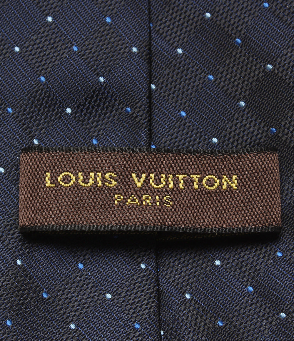 美品 LOUIS VUITTON ネクタイ シルク100％ ドット柄 メンズ ルイ・ヴィトン