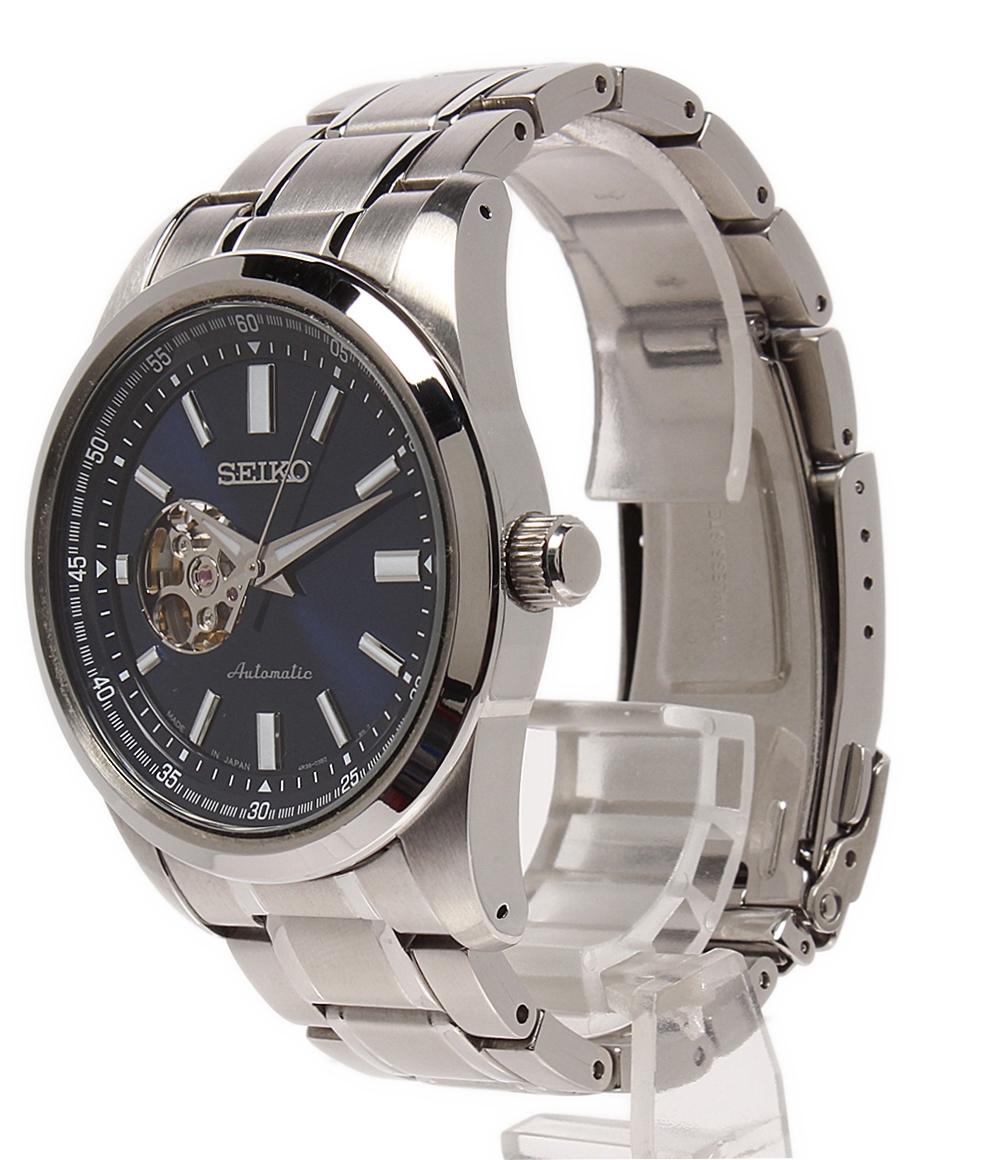 SEIKO 腕時計 自動巻き ネイビー 4R38-02A0 メンズ セイコー – Rehello