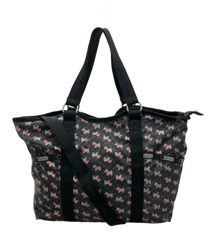 美品 LeSportsac トートバッグ ショルダーバッグ 2WAY 斜め掛け レディース レスポートサック