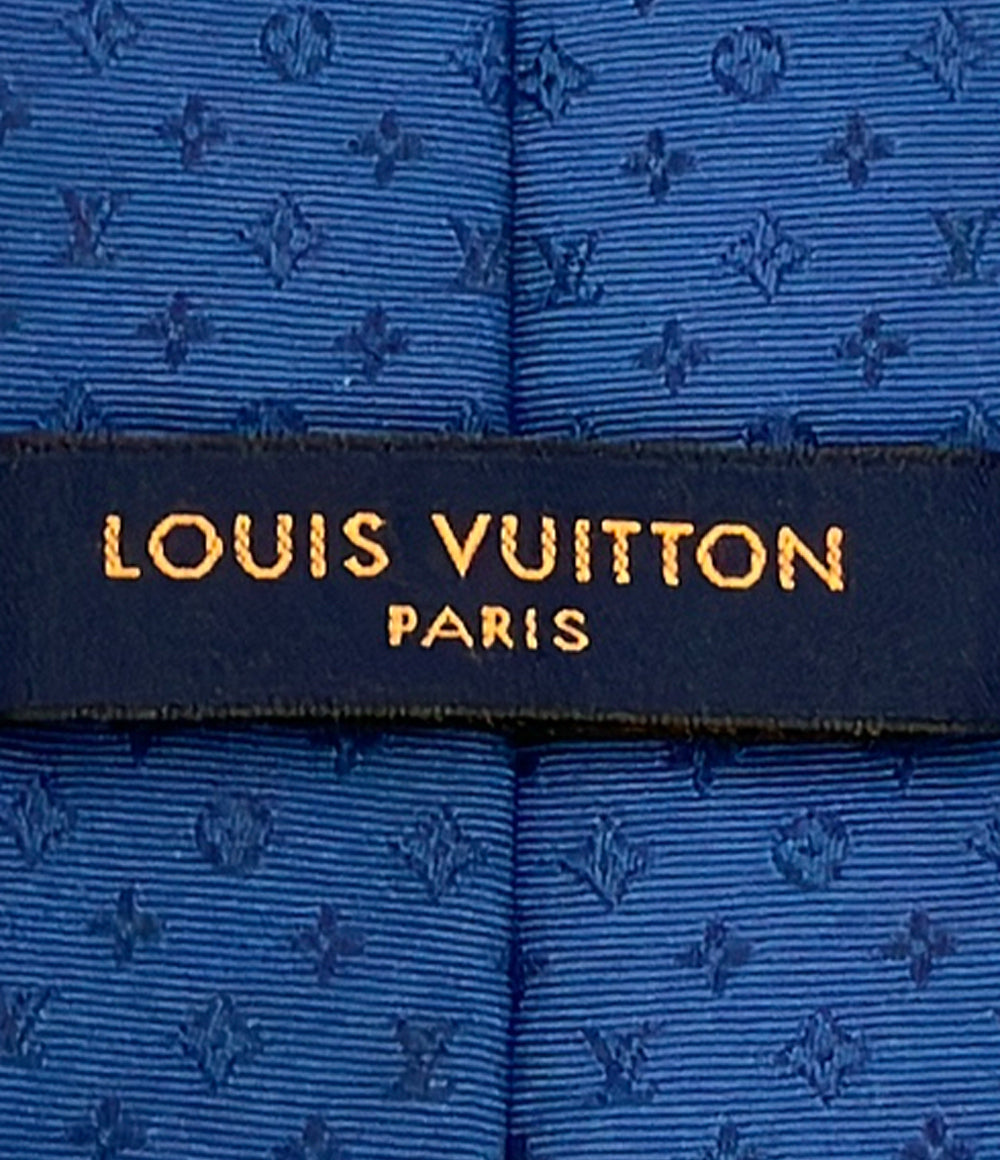 美品 LOUIS VUITTON ネクタイ シルク100% ネクタイ ネオ モノグラミッシム M75988 メンズ ルイ・ヴィトン