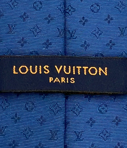 美品 LOUIS VUITTON ネクタイ シルク100% ネクタイ ネオ モノグラミッシム M75988 メンズ ルイ・ヴィトン