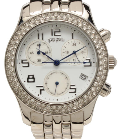 Folli Follie 腕時計 クオーツ ホワイト レディース フォリフォリ