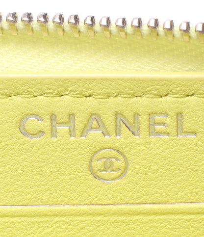 シャネル ラウンドファスナー コンパクト財布 レディース CHANEL