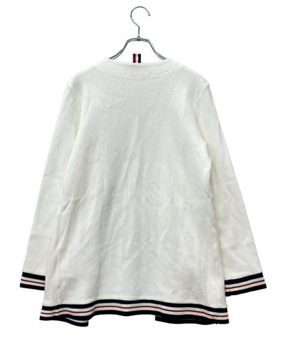 美品 THOM BROWNE 長袖ニットカーディガン FJT265A-J0068-100 メンズ SIZE 40 (L) トムブラウン
