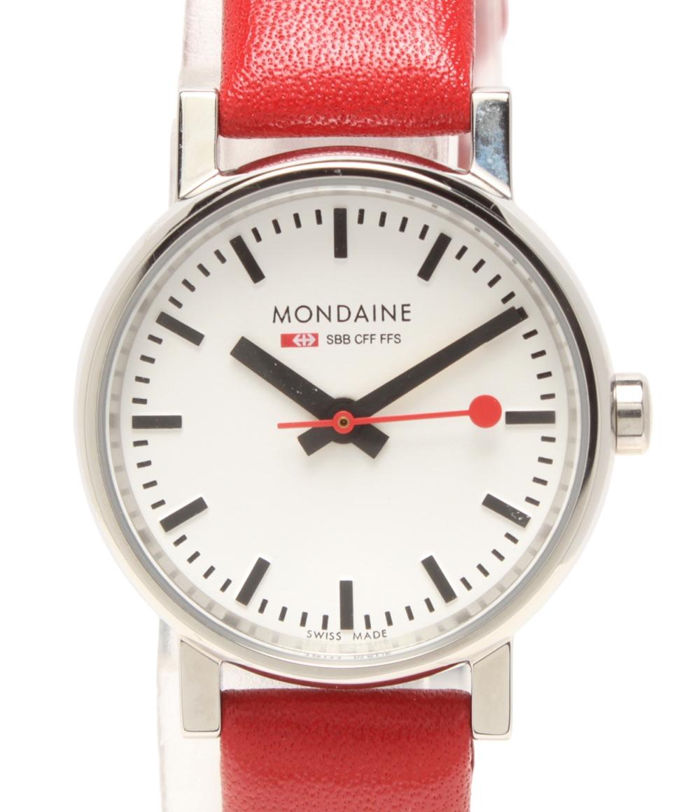 MONDAINE モンディーン デイデイト 30303 クォーツ 腕時計 MONDAINE