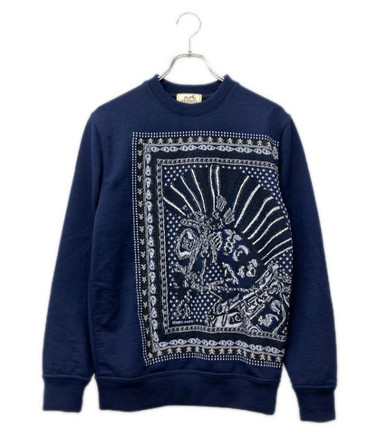 HERMES 長袖 シュヴァルパンクバンダナ ニット H467880HA メンズ レディース SIZE XXS エルメス
