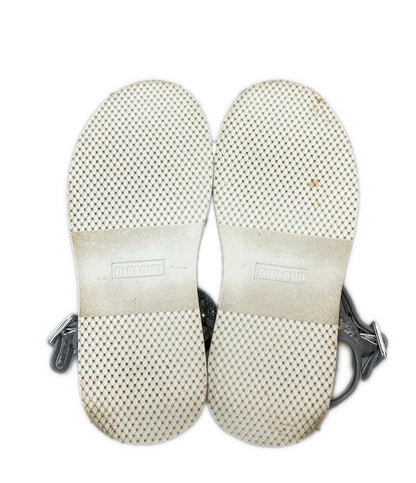 Miu Miu グリッター プラットフォームサンダル レディース SIZE 34 (22cm) ミュウ ミュウ