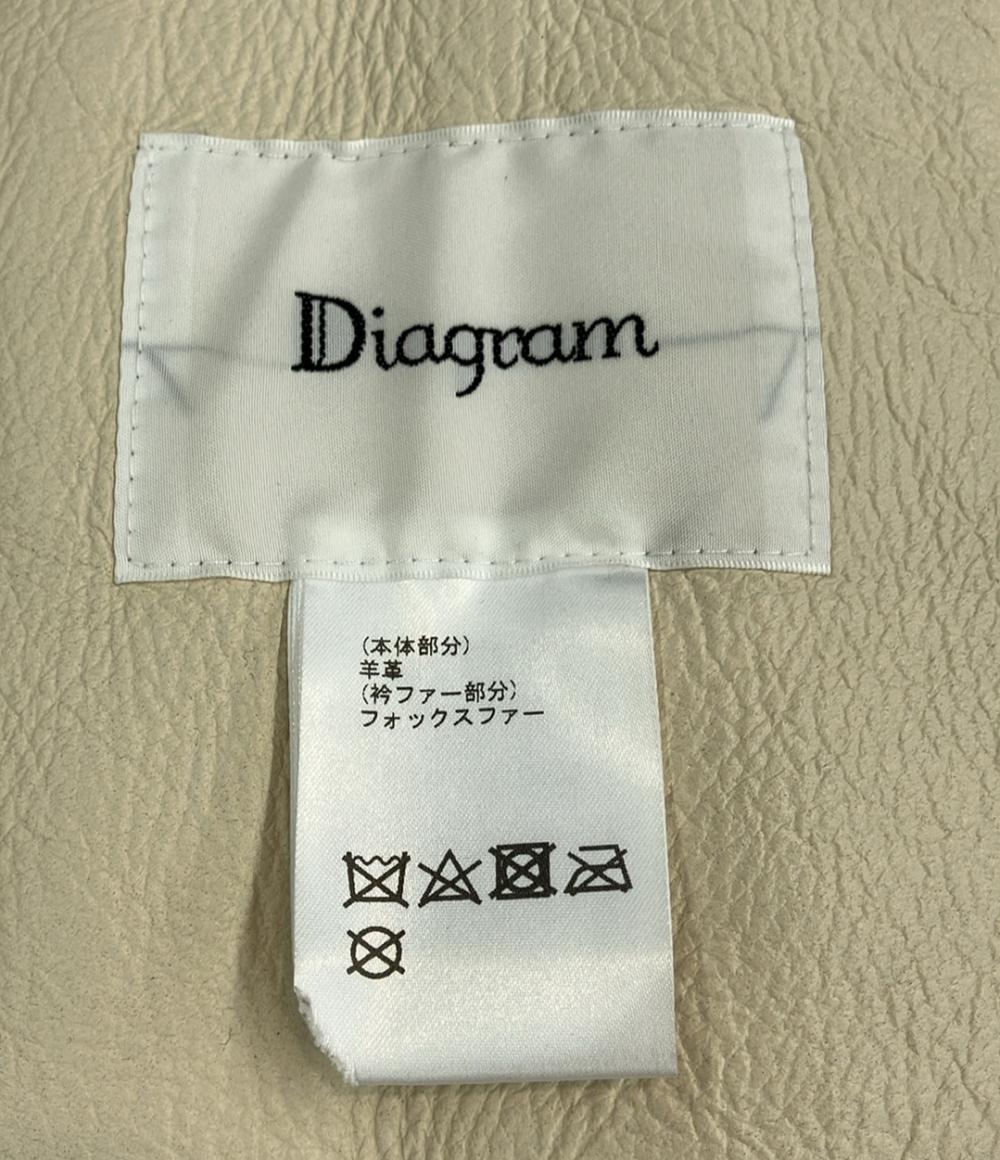 ダイアグラム ムートンジャケット レディース SIZE 38 (M) Diagram