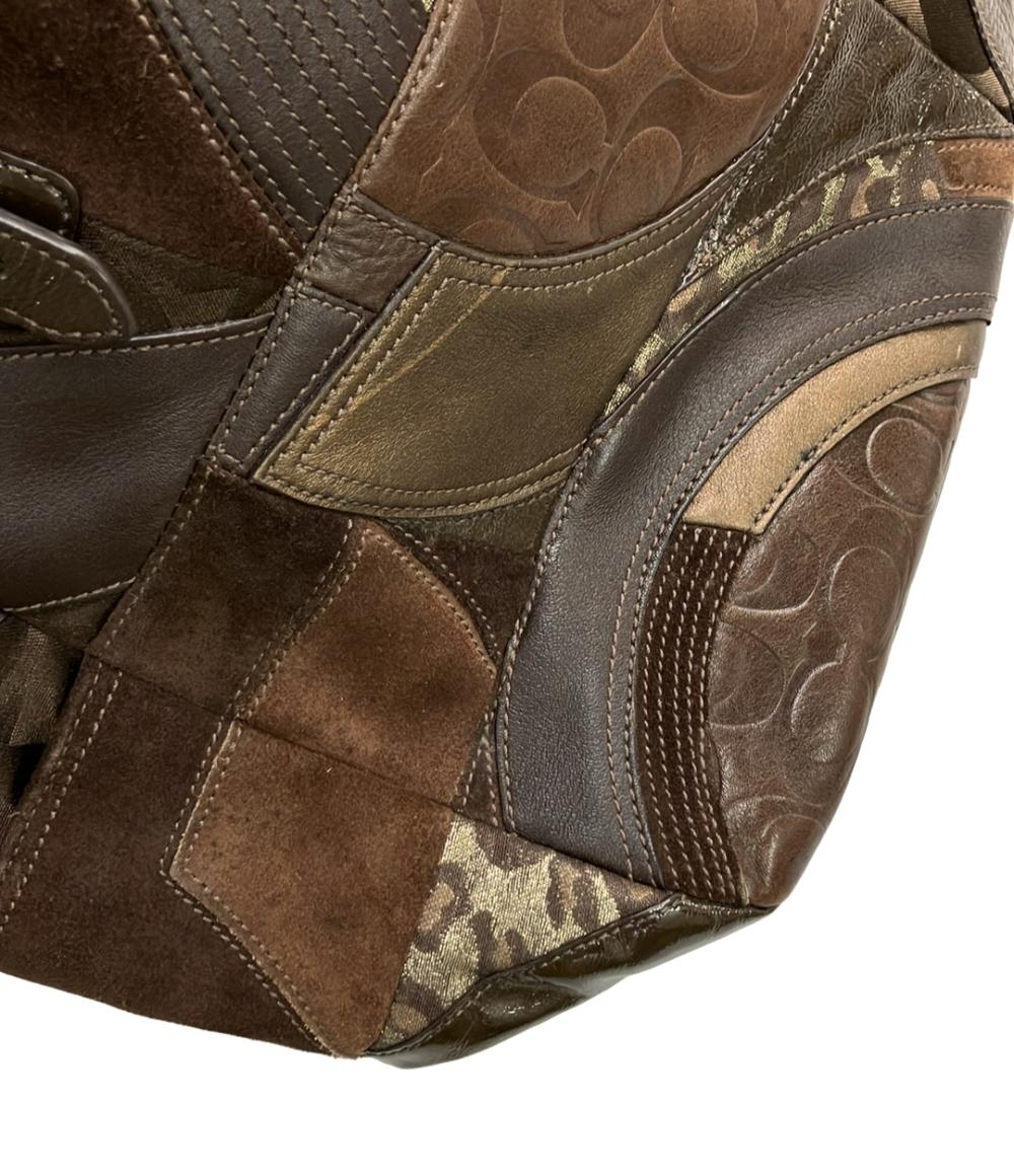 COACH トートバッグ キャンバス レザー シグネチャー F15459 レディース コーチ