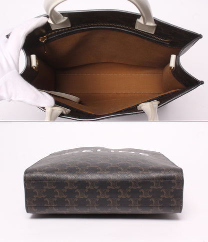 CELINE 2WAY ハンドバッグ トートバッグ ショルダーバッグ 肩掛け 斜め掛け バーティカル カバ トリオンフ レディース セリーヌ