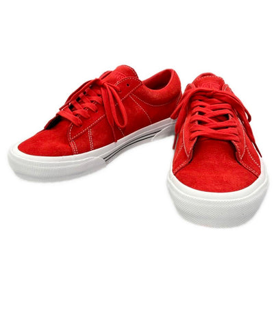 美品 バンズ ローカットスニーカー × Supreme Sid RED 500714 メンズ SIZE 27.5 (L) VANS