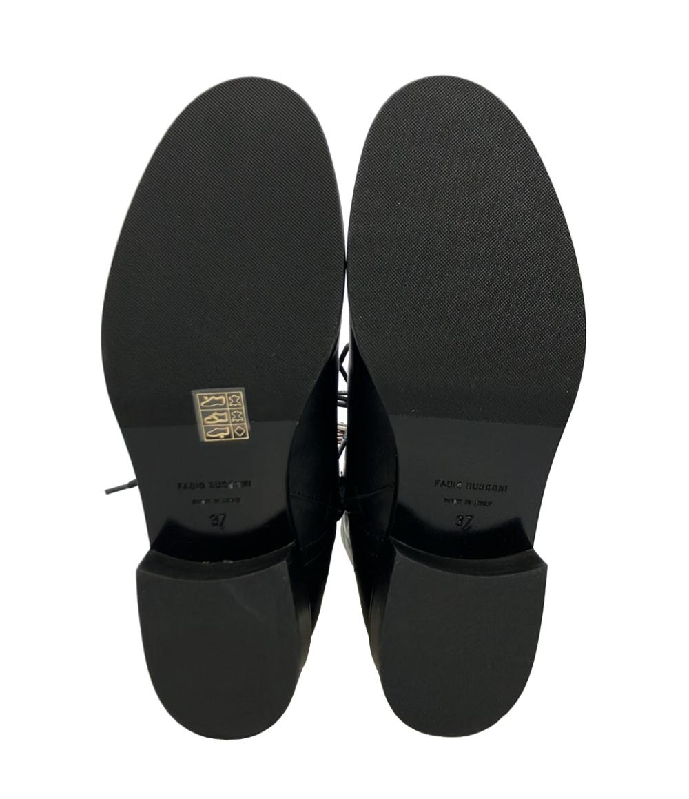 美品 FABIO RUSCONI レースアップブーツ ショートブーツ サイドジップ F-5893 レディース SIZE 37 (23.5cm) ファビオルスコーニ